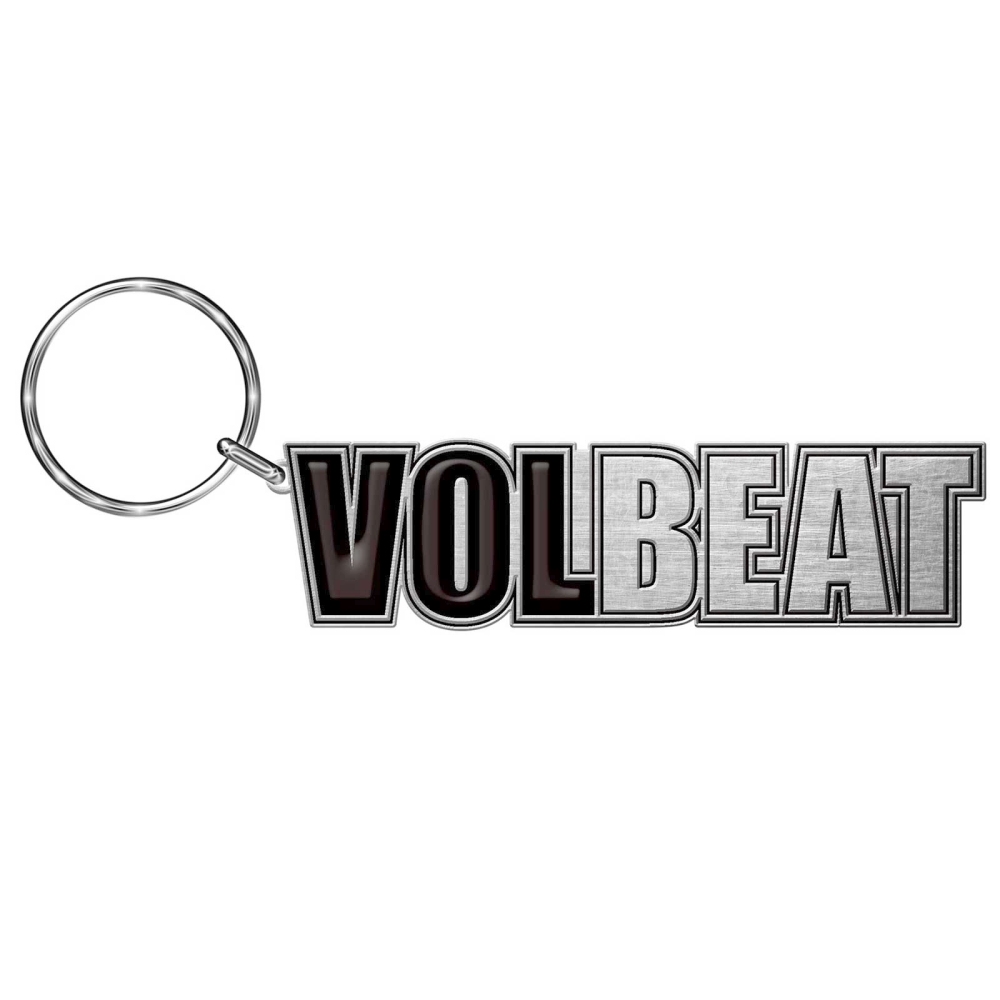 Volbeat - Logo Sleutelhanger - Zilverkleurig/Zwart